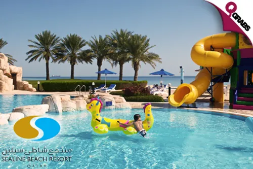 For QR56 Kids/QR180 Adults, Spend a Saturday having Fun with Pool Access & International Lunch Buffet at Sealine Beach Resort! (QR112/QR360 Value)